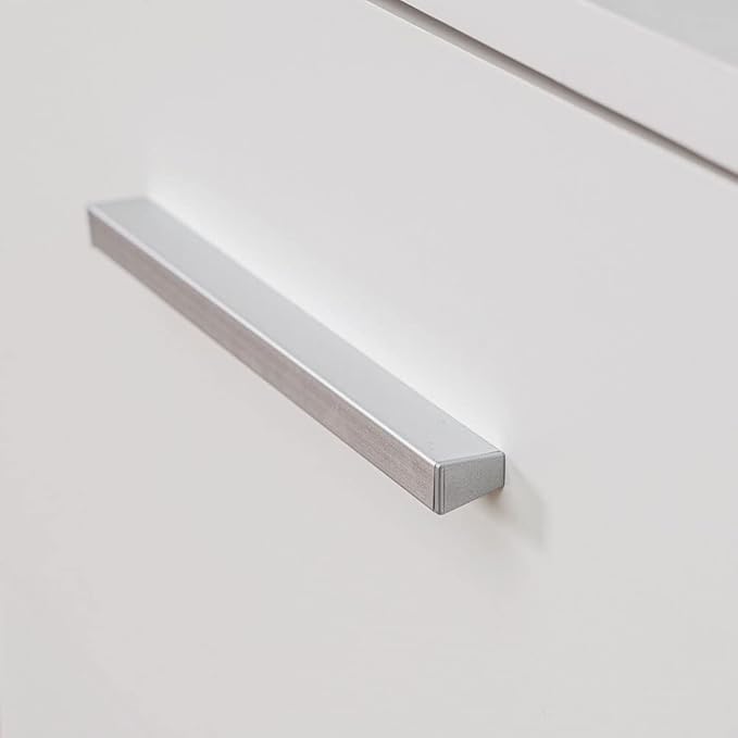 Madesa Computer Desk with 3 Drawers, 1 Door and 1 Storage Shelf, Wood Writing Home Office Workstation, Office Desk with Drawers - 30” H x 18” D x 53” W - White - LeafyLoom