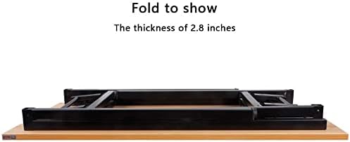 SogesGame Study Computer Desk 39.4 Inch Home Office Writing Small Desk, Modern Simple Style PC Table, Foldable Desk No Install Needed, White - LeafyLoom