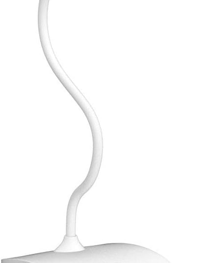 DEEPLITE Battery Operated Desk Lamp, LED Desk Light 3 Lighting Modes Stepless Dimming, Table Lamp 5W Touch Control Eye Caring, Flexible Gooseneck, Portable Reading Light for Dorm Study Office Bedroom - LeafyLoom