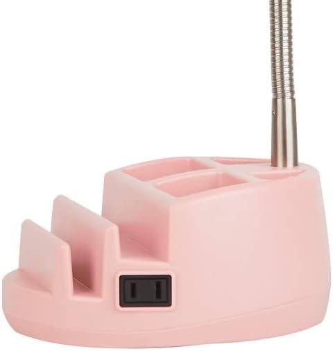 Urban Shop Organizer Task Lamp, Blush - LeafyLoom