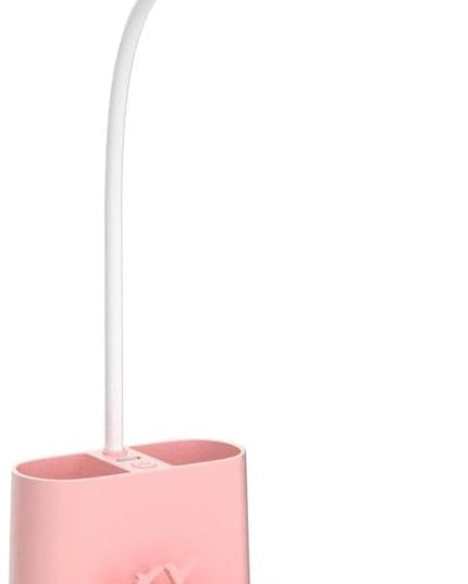 Mubarek Cute Desk Lamp Pink Lamp Cute Desk Accessories, 3 Modes 8W Dimmable Pink Desk Lamp+Organizers, Pink Desk Accessories Kawaii Desk Accessories, Cute Lamp Cute Desk Decor Cute Office Supplies - LeafyLoom