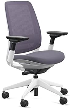 Steelcase Series 2 Office Chair, Seagull Frame, Cogent Connect Aubergine - LeafyLoom