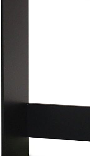 Furinno Efficient Home Laptop Notebook Computer Desk with Square Shelves, Black/Grey - LeafyLoom