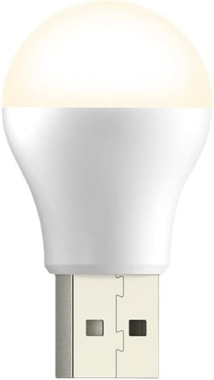 Mini USB Night Lights，Plug in LED Bulb，Flexible Ambient Light ，Emergency Lighting，Compact，Ideal for Bedroom，Bathroom，Nursery，Hallway，Outdoor Camping，Reading（Combination）(8 Pack,Warm White) - LeafyLoom