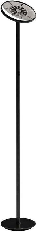 Brightech Sky LED Floor lamp, Torchiere Super Bright Floor Lamp for Living Rooms & Offices - Dimmable, Tall Standing Lamp for Bedroom Reading - Brushed Nickel - LeafyLoom
