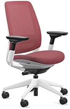 Steelcase Series 2 Office Chair, Seagull Frame, Cogent Connect Merlot - LeafyLoom