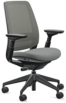 Steelcase Series 2 Office Chair, Graphite Frame, Cogent Connect Graphite - LeafyLoom