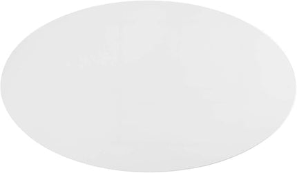 Modway Lippa 48" Oval-Shaped Mid-Century Modern Dining Table with White Wood Top and Gold Base - LeafyLoom