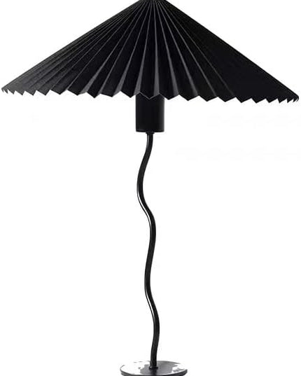 Pleated Floor Lamp, 3 Color Dimmable Floor Lamp, Retro Bedside Atmosphere Table Lamp for Bedroom, Living Room, Office ( Color : 3# , Size : Small ) - LeafyLoom