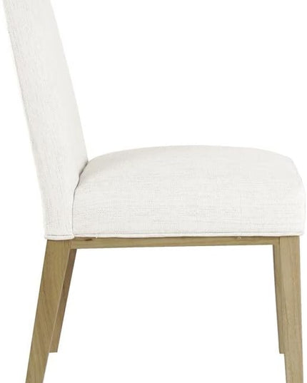HomePop Kolbe Upholstered Dining Chair - Stain-Resistant Woven (Single Pack) - LeafyLoom