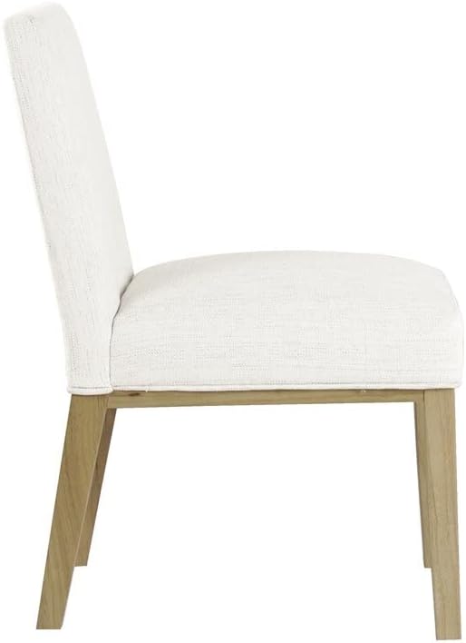HomePop Kolbe Upholstered Dining Chair - Stain-Resistant Woven (Single Pack) - LeafyLoom