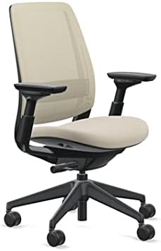 Steelcase Series 2 Office Chair, Graphite Frame, Cogent Connect Malt, Hard Floor Casters - LeafyLoom