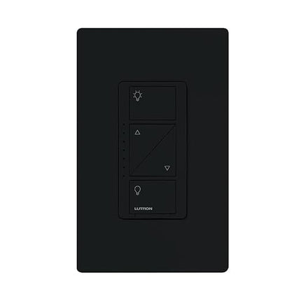 Lutron Caseta Original Smart Dimmer Switch (Lutron Smart Hub Required), for LED Lights, 150 Watt, Single-Pole/3-Way, No Neutral Required, PD-6WCL-BL 4-PACK, Black, 4 Pack Lutron