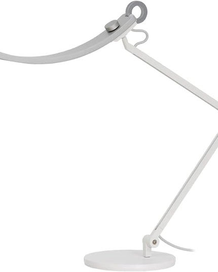 BenQ WiT e-Reading Desk Lamp | Eye-caring for Home Office, Reading, Study, Craft | Ultrawide, Bright, Dimmable with 13 Colour Modes | Adjustable Arm | Matte Silver - LeafyLoom