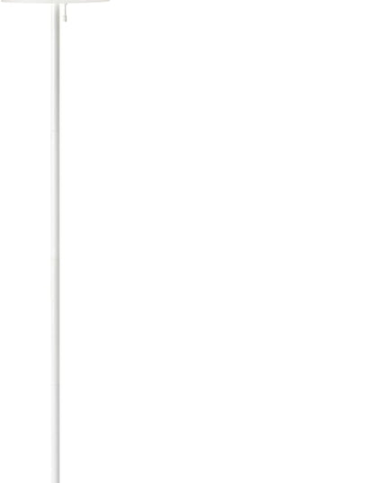 Globe Electric 67526 Dixon 65" 2-Light Floor Lamp, Matte White, Frosted Glass Shade, Vertical Pull-Chain Stepless Dimmer Switch - LeafyLoom