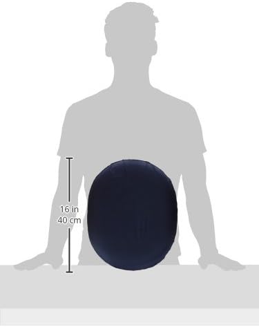 DMI Seat Cushion Donut Pillow and Chair Pillow for Tailbone Pain Relief, Hemorrhoids, Prostate, Pregnancy, Post Natal, Pressure Relief and Surgery, 14 x 12.5 x 3, Navy - LeafyLoom