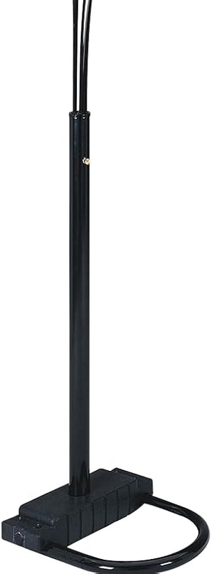 NicBex Floor Lamp,Modern Home Decor Arc Floor Lamp with 5 Arm Aluminum Led and Adjustable Domes,Standing Lamp Tall Lamp,Floor Lamps for Living Room,Bedroom and Office,Reading Light,Black - LeafyLoom