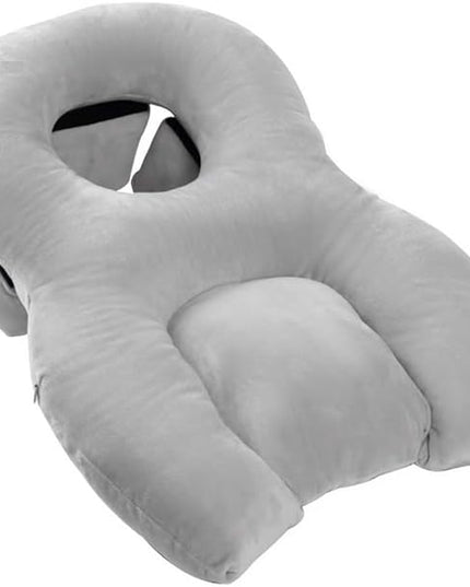 Breathe Easy Face Down Pillow, Height Adjustable Face Down Pillow for Sleeping, Face Down Pillow After Eye Surgery, Prone Pillow, Retinal Vitrectomy Recovery Equipment, Home Massage Pillow - LeafyLoom