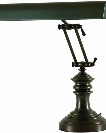House of Troy P14-204-81 16-Inch Portable Desk/Piano Lamp, Mahogany Bronze - LeafyLoom