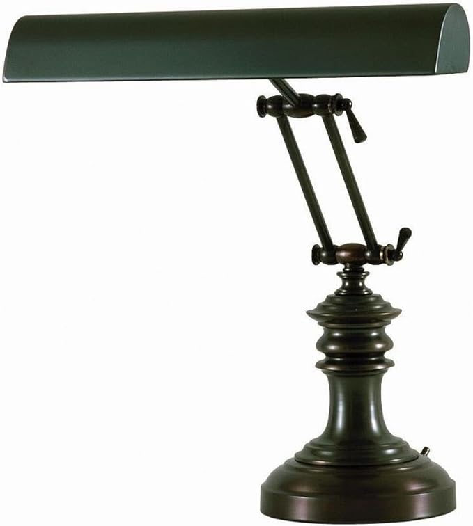 House of Troy P14-204-81 16-Inch Portable Desk/Piano Lamp, Mahogany Bronze - LeafyLoom