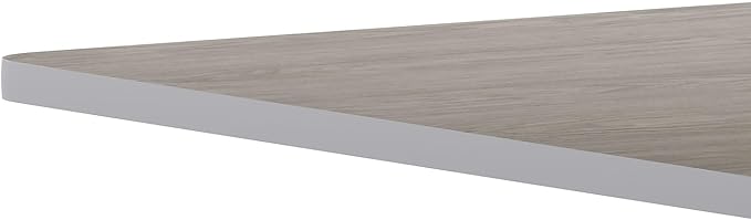 Flash Furniture 36" Square Table Reversible Laminate Top, White/Gray - LeafyLoom