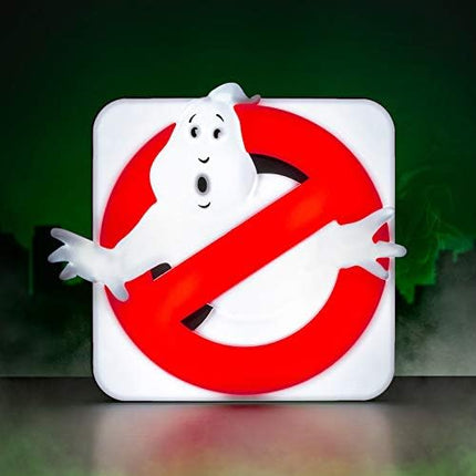 Numskull Ghostbusters Logo Lamp Wall Light - Ambient Lighting Gaming Accessory for Bedroom, Home, Study, Office, Work - Official Ghostbusters Merchandise, Plastic - LeafyLoom