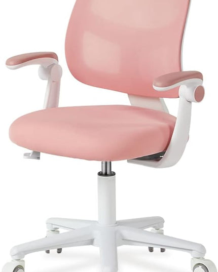 Kids Desk Chair, Height Adjustable Kids Chair, Ergonomically Designed Kids Computer Chair. Made Suitable for 4~12 Years Old Child, Pink - LeafyLoom