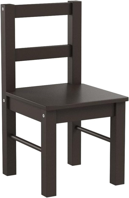 UTEX Child's Wooden Chair Pair for Play or Activity, Set of 2, Espresso … - LeafyLoom