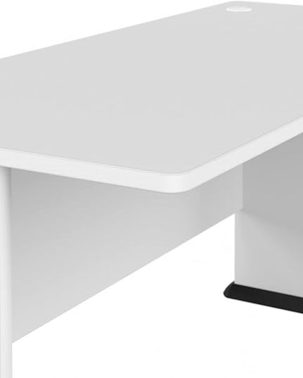 Bush Business Furniture Studio A 60-inch W Computer Desk, White (SDD160WH) - LeafyLoom