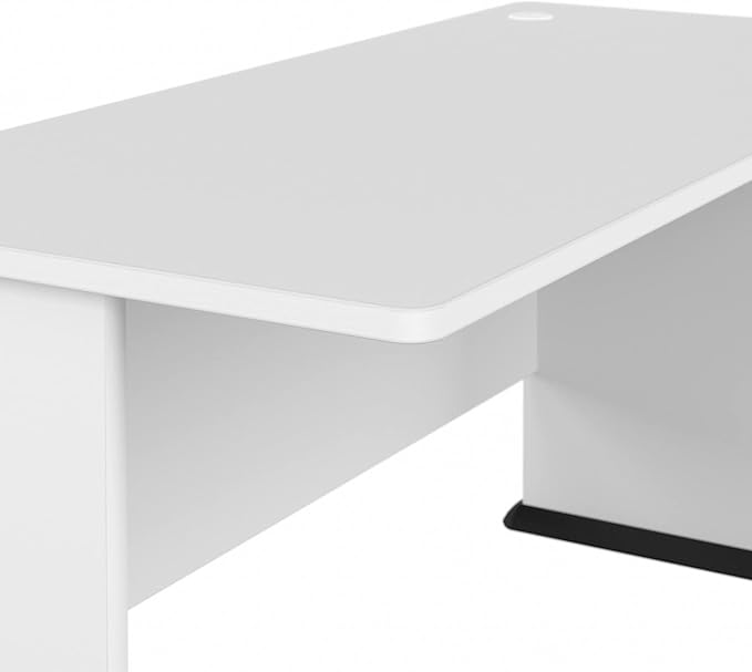 Bush Business Furniture Studio A 60-inch W Computer Desk, White (SDD160WH) - LeafyLoom