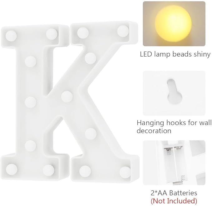 Big Letters for Party Decorations Marquee Letters K Large Letters Bed Room Decoration Ideas Quinceanera Decorations Retirement Decorations Graduation Decorations Center Pieces Decoration for Table - LeafyLoom