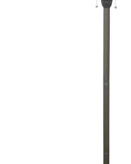 WERFACTORY Tiffany Floor Lamp Base Only, for 16-24 Inch Stained Glass Lampshade Height 64 Inch Bronze Finished Resin Base Antique Standing Lighting Base Replacement Only Wide 11 Inch - LeafyLoom