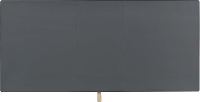 6-Piece Dining Set, Wood Extendable 78inch Kitchen Table with 18" Butterfly Leaf, 4 Upholstered Chairs & Long Bench, Dark Gray+White, 60"-78" L x 36" W x 30" H - LeafyLoom