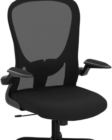 Office Chair, High Back Ergonomic Desk Chair, Breathable Mesh Desk Chair with Adjustable Lumbar Support and Headrest, Swivel Task Chair with flip-up Armrests, Executive Chair for Home Office - LeafyLoom