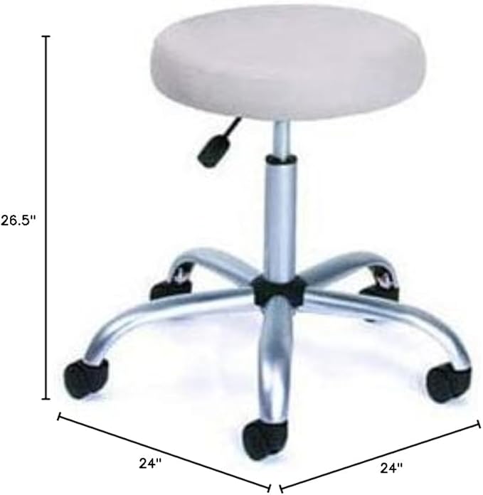 Boss Office Products Be Well Medical Spa Stool in Beige 275 lbs - LeafyLoom