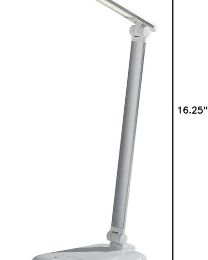 Adesso SL4903-02 Simplee Lennox LED Multi-Function Desk Lamp, Smart, 5 Color Temperature Modes, Improved Wellness and Circadian Rhythm, Dimmer Touch Switch, Reduced Eye Strain, 5ft, White - LeafyLoom