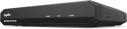 SANNCE 5MP Lite 8 Channel Security Camera DVR, H.264+ Hybrid 5-in-1 Surveillance DVR Recorder, Supports 2MP TVI AHD CVI CVBS Analog IP Security Cameras, Remote Access, Motion Alert (NO Hard Drive) SANNCE