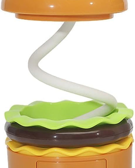 Cute Desk Lamp,Table lamp,Night Lights,Hamburger Small Night lamp,Desk Accessories, Room Decor for Boys Girls Gifts, Yellow, SY-KD300 - LeafyLoom