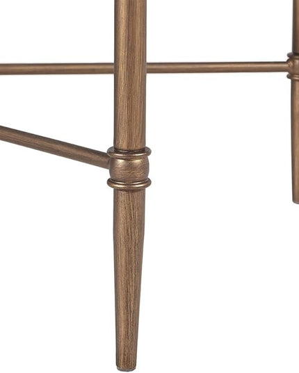 NicBex Coffee Table Wooden Coffee Table with Storage Rectangle Center Tables with Metal Legs Dining Table for Living Room, Dining Room, Office, and Bedroom,44" W, Bronze - LeafyLoom