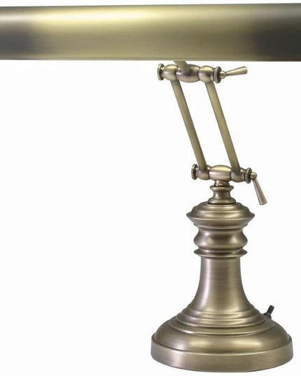 House of Troy P14-204-AB 16-Inch Portable Desk/Piano Lamp Antique Brass - LeafyLoom