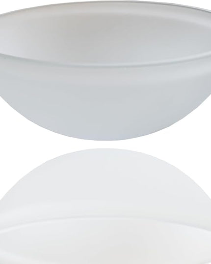 LIGHTACCENTS Glass Lamp Shade Replacement for Floor Lamp Frosted Glass - Lamp Shade for Floor Lamps - Glass Lamp Shade - Floor Lamp Shade Replacement -Replacement Glass For Floor Lamps White - LeafyLoom