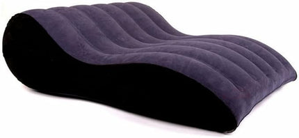 Inflatable Breads Pillow, Bed Wedges & Body Positioners Pillow, Traveling Pillow, Body Position Cushion, Surface Flocking for Sleeping Traveling Yoga (S-Shape Chair & Bed) - LeafyLoom