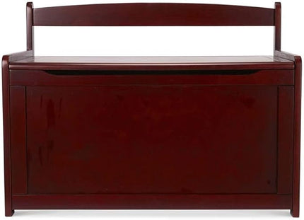 Melissa & Doug Wooden Toy Chest - Espresso - LeafyLoom