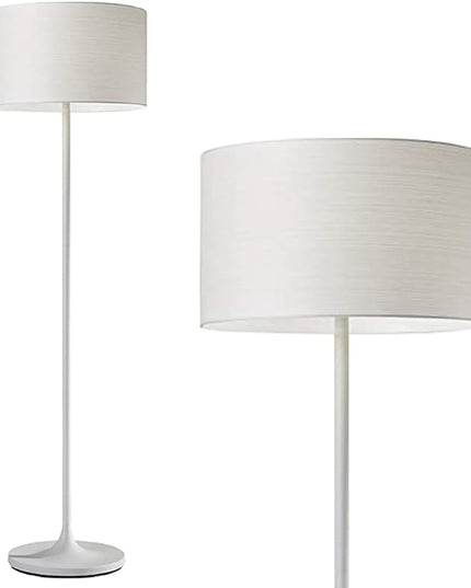 Adesso 6237-02 Oslo Floor Lamp – Corrosion Resistant, Scratch Proof, White Matte Finish Lighting Equipment with Metal Body. Tools & Home Improvement,Matte White - LeafyLoom