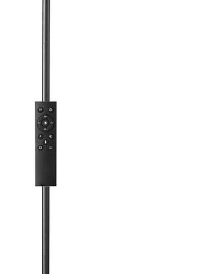 Ambimall Floor Lamps for Living Room, 64" Modern Floor Lamp with Remote Control and Stepless Dimmable Colors Temperature & Brightness, Standing Lamps for Living Room Bedroom Office, 9W Bulb Included - LeafyLoom