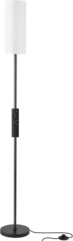 Ambimall Floor Lamps for Living Room, 64" Modern Floor Lamp with Remote Control and Stepless Dimmable Colors Temperature & Brightness, Standing Lamps for Living Room Bedroom Office, 9W Bulb Included - LeafyLoom