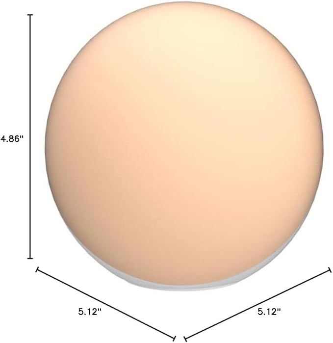 Hifree Touch Lamp, Multicolor Night Light for Kids, Small LED Table Lamp for Bedroom, Dimmable Bedside Lamp with Warm & White Light HifreeDirect