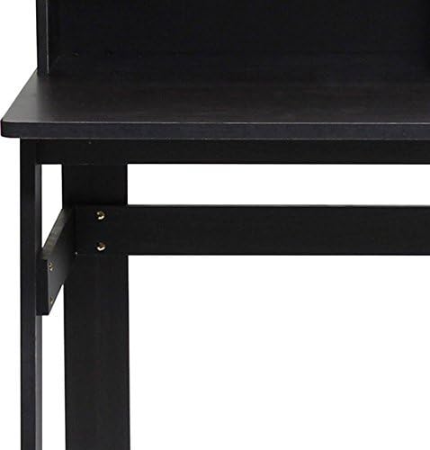 Furinno Simplistic a Frame Computer Desk, Espresso - LeafyLoom