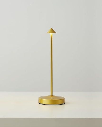 Cordless Table Lamps,Rechargeable Led Touch Bar Lamp,Portable Battery Operated Lamps,Dimmable Small Table Lamps,Minimalist Design,for Living Room/Restaurant/Couple Dinner/(Gold) - LeafyLoom