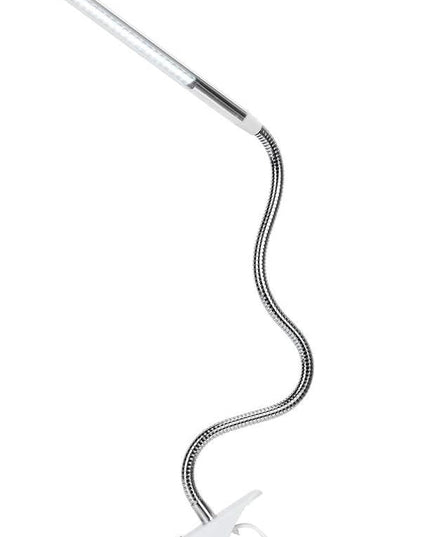FILFEEL LED Clip - Portable Flexible Neck Desk Light for Tattoo/Manicure/Makeup USB Interface(Pearl White) - LeafyLoom